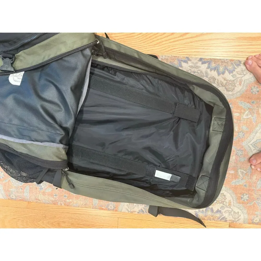 Vintage The North Face Hiking Backpack Olive Green Black